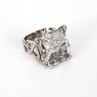 Chanel 18K Gold Rutilated Quartz & Diamond Ring - Sold for $8,125 on 04-11-2015 (Lot 60).jpg